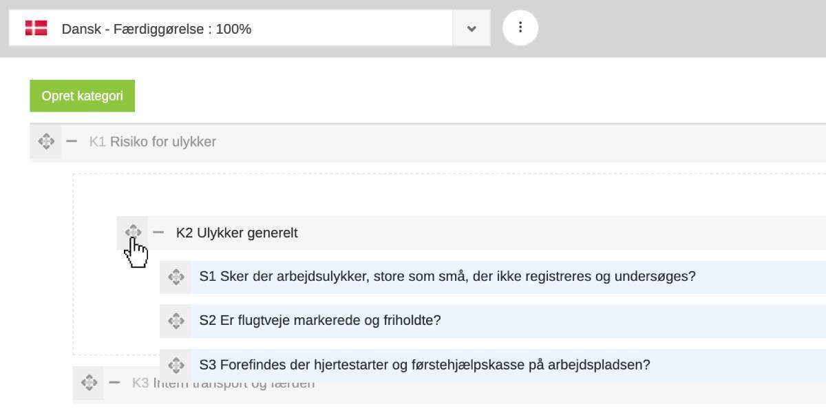 APV-skabelon-redigering